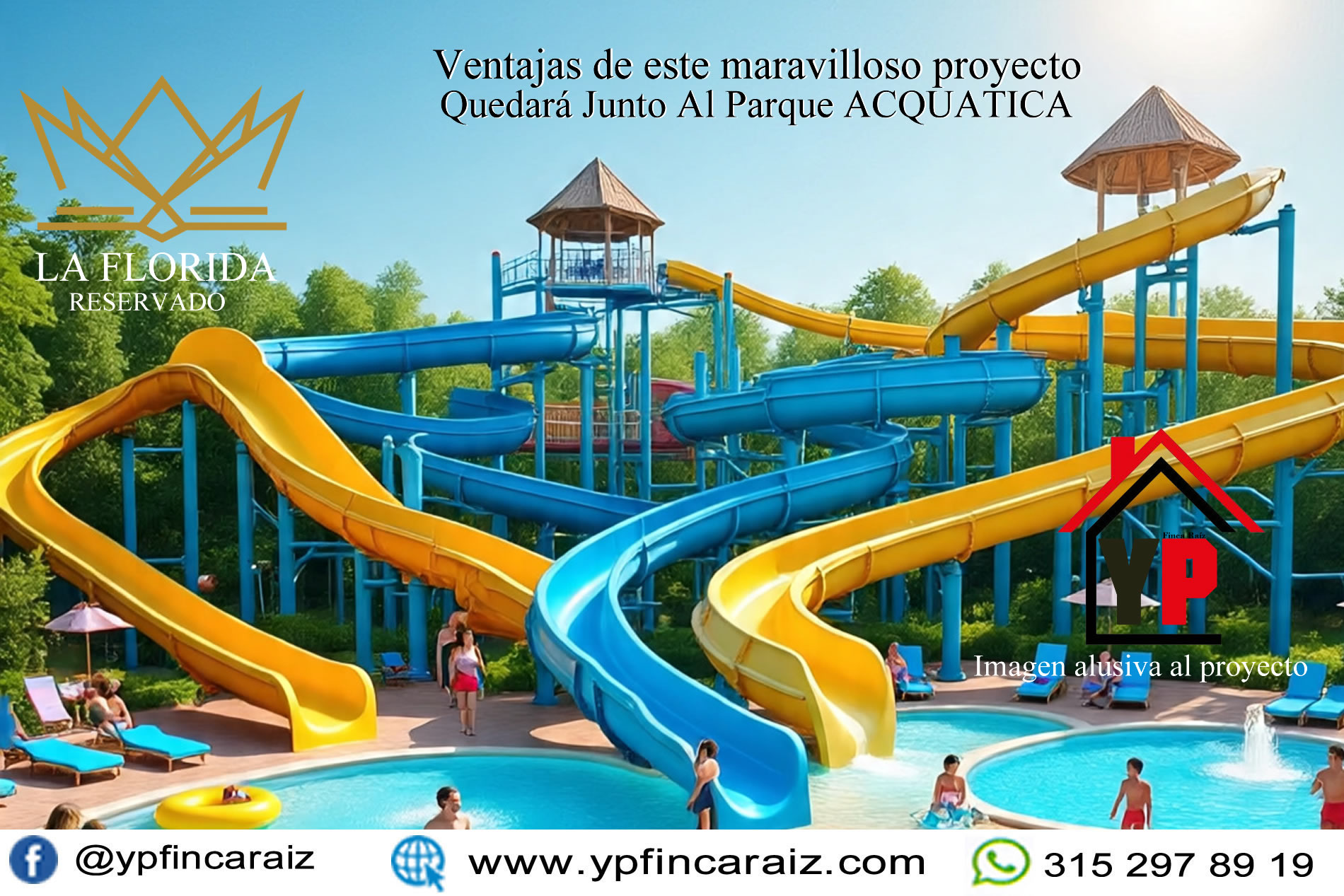 Florida Reservado venta de  Lotes desde 72 metros cuadrados cercal al parque Aqcuatica el parque acquaticos más grande del Carmen de Apicalá un sitio turistico ideal para invertir, YP Finca Raiz